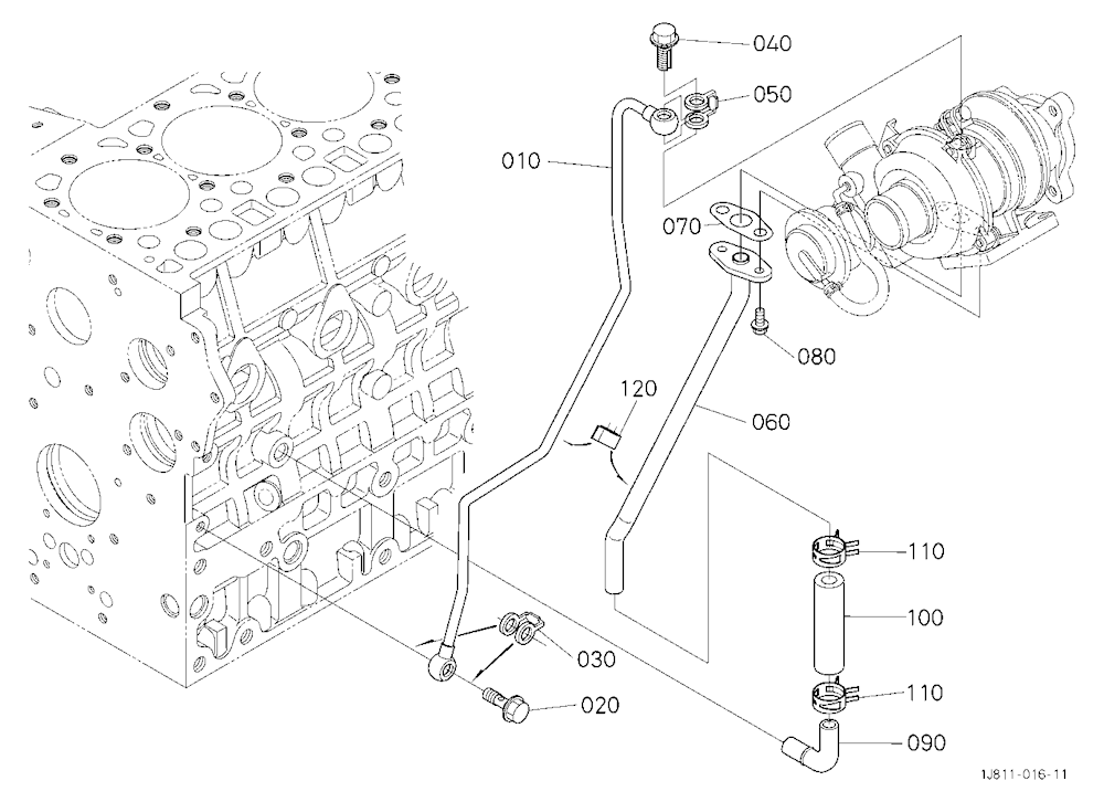 Oil Pipe (Turbo Charger)