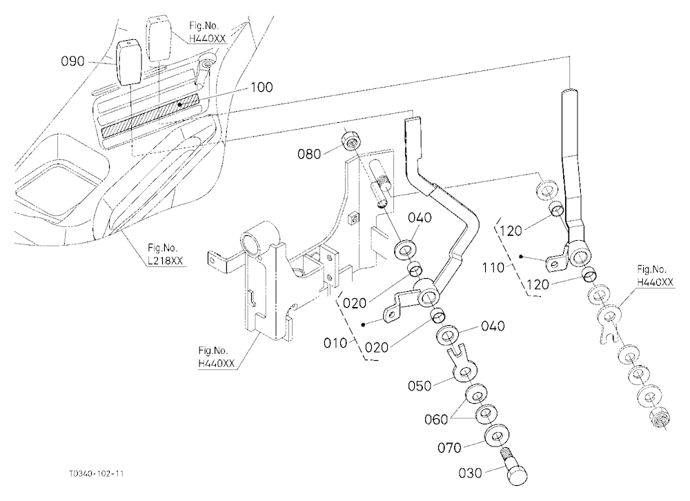 Draft Control Lever (With Draft) (W/G No.L8395) [O
