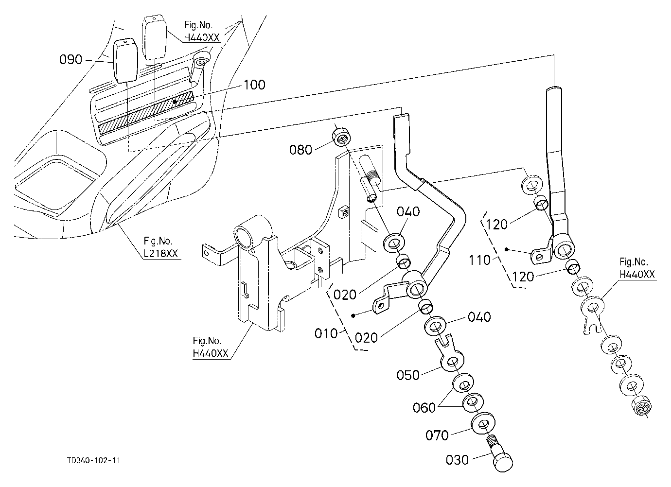 Draft Control Lever (With Draft) (W/G No.L8395) [O