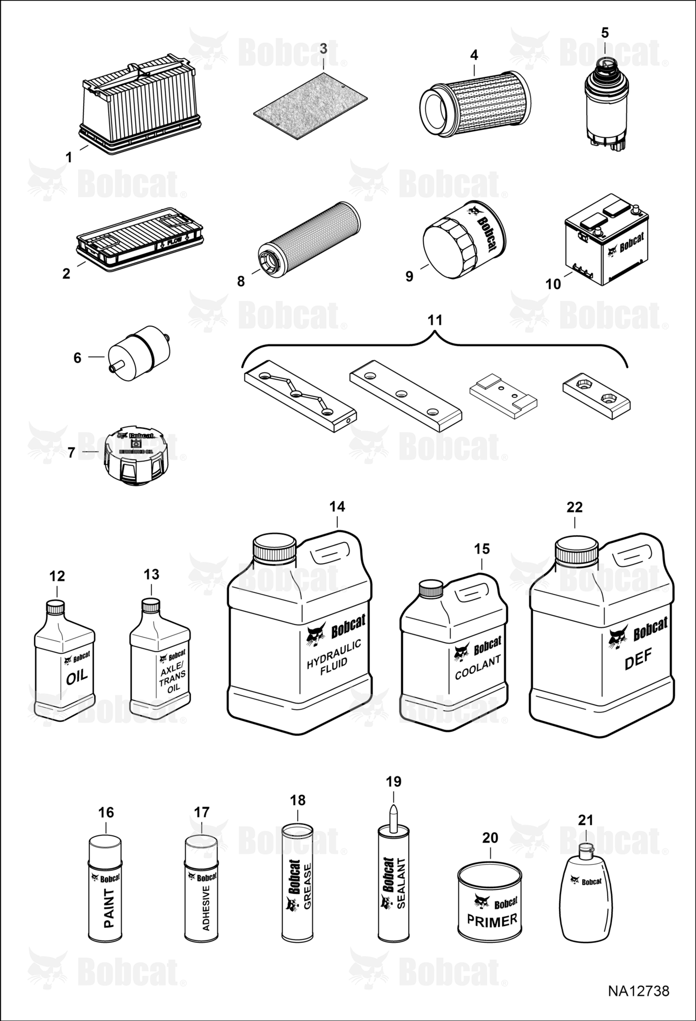 Maintenance Items (Service Parts)