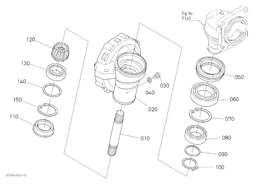Front Axle Case Rh