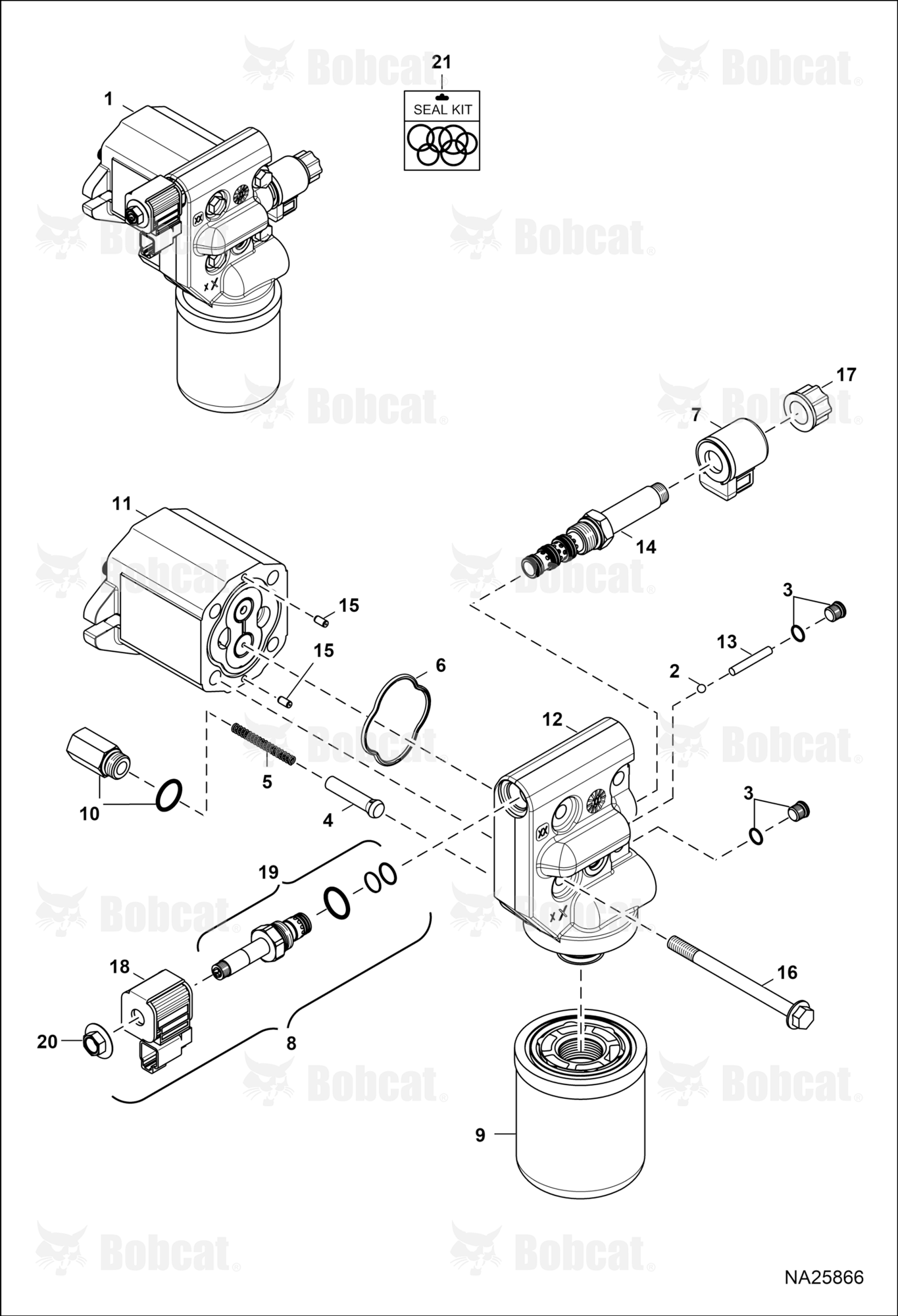 Cooling Fan Motor (Reversing Fan)  B5FB16270 & Above