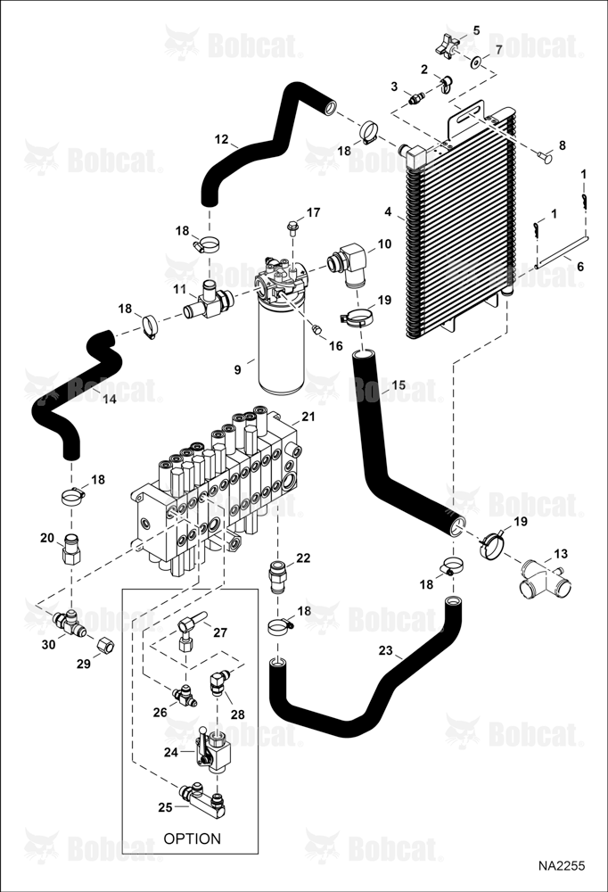 Hydraulic Circuitry (Cooler/Filter & Direct to Tank)