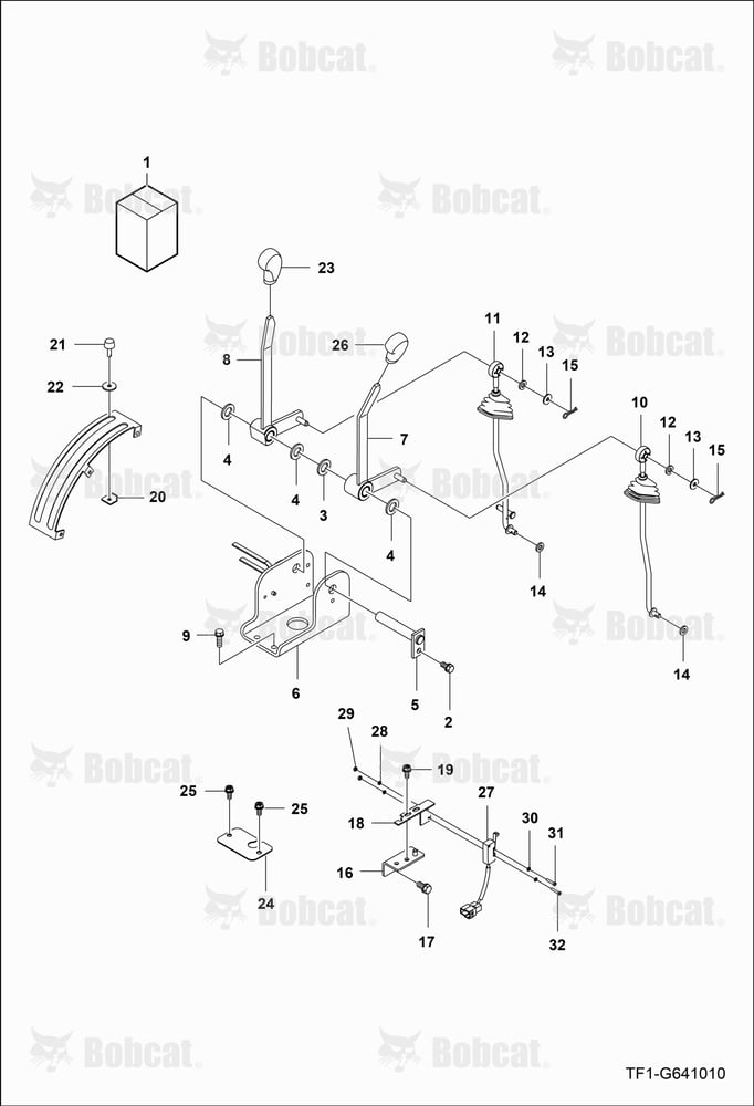 Position Draft Control Lever Group