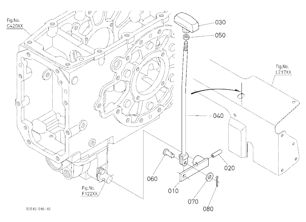 Front Wheel Drive Lever