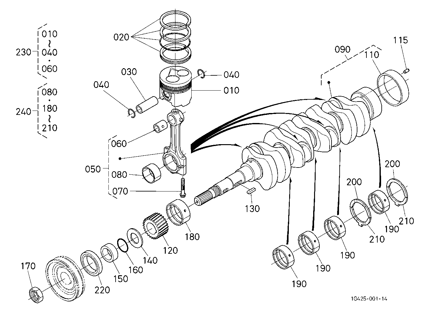 Piston And Crankshaft