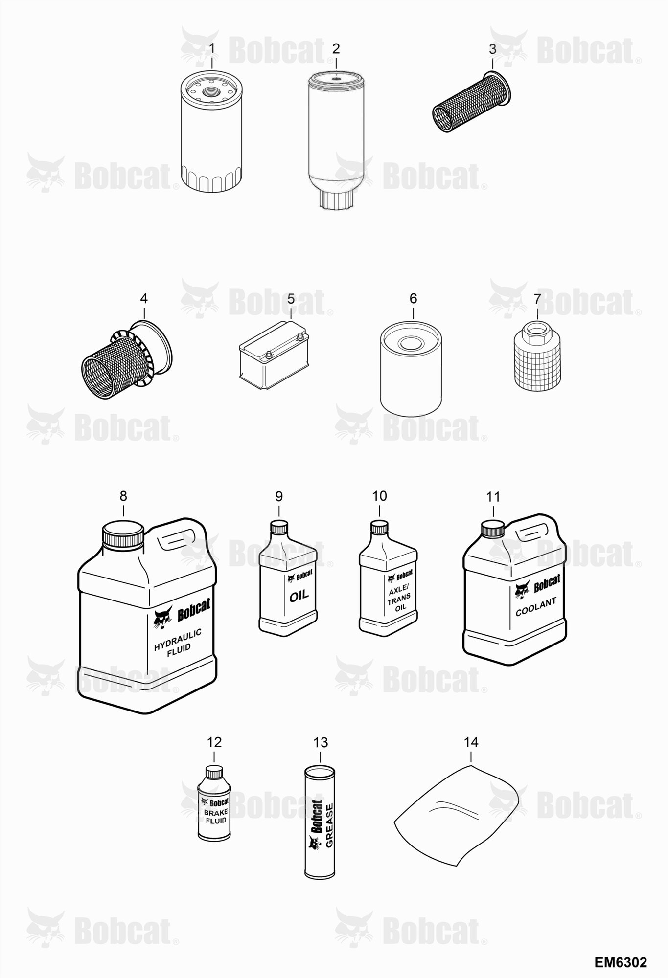 Maintenance Items (Service Parts)