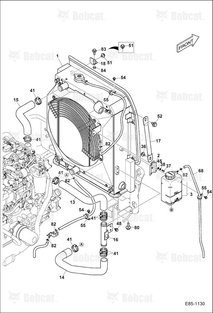 Engine & Attaching Parts (Radiator Mounting)