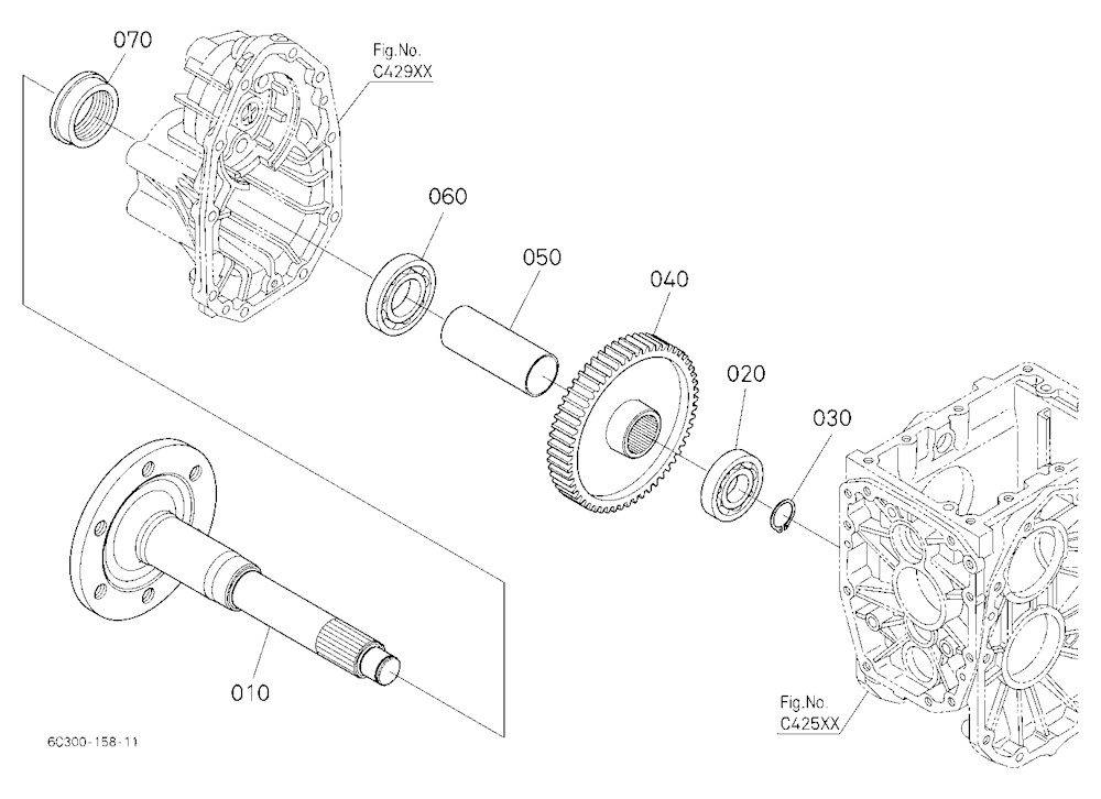Rear Axle Rh