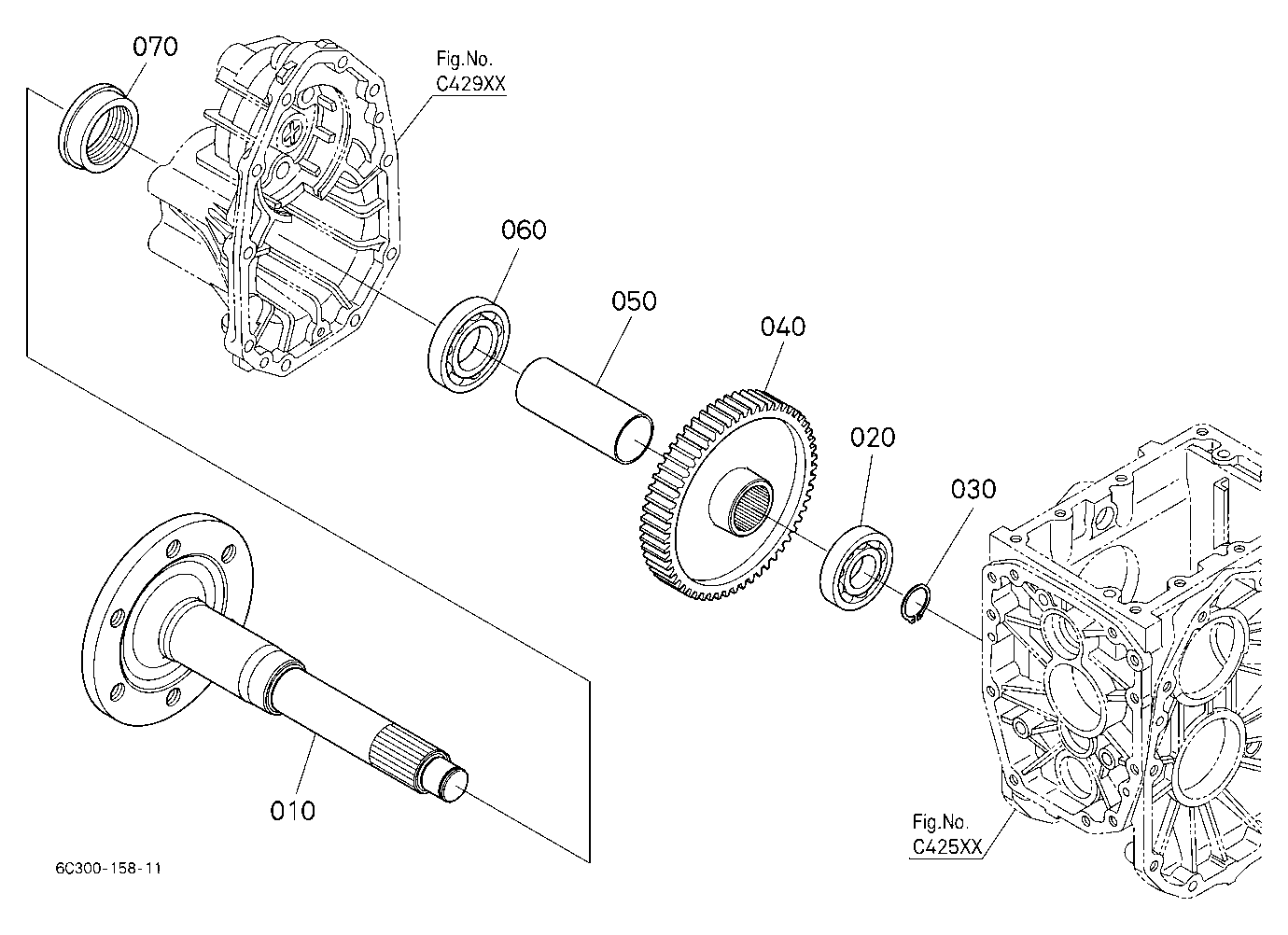 Rear Axle Rh