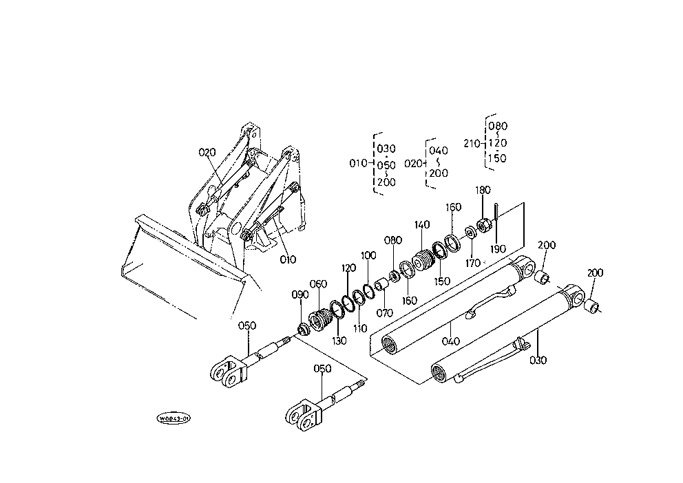 Lift Cylinder (Component Parts)