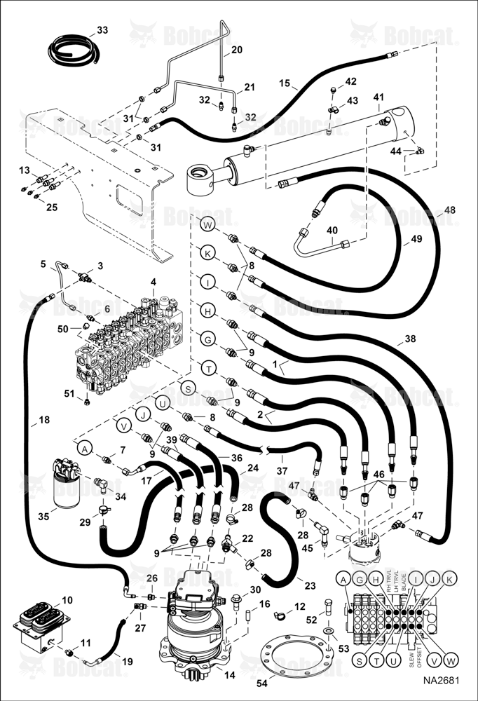 Hydraulic Circuitry (Upper/Swing)