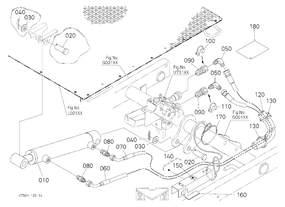 Hyd. Bed Lift Kit (Lift Cyl.) (W/G.No.V4242) [Opti