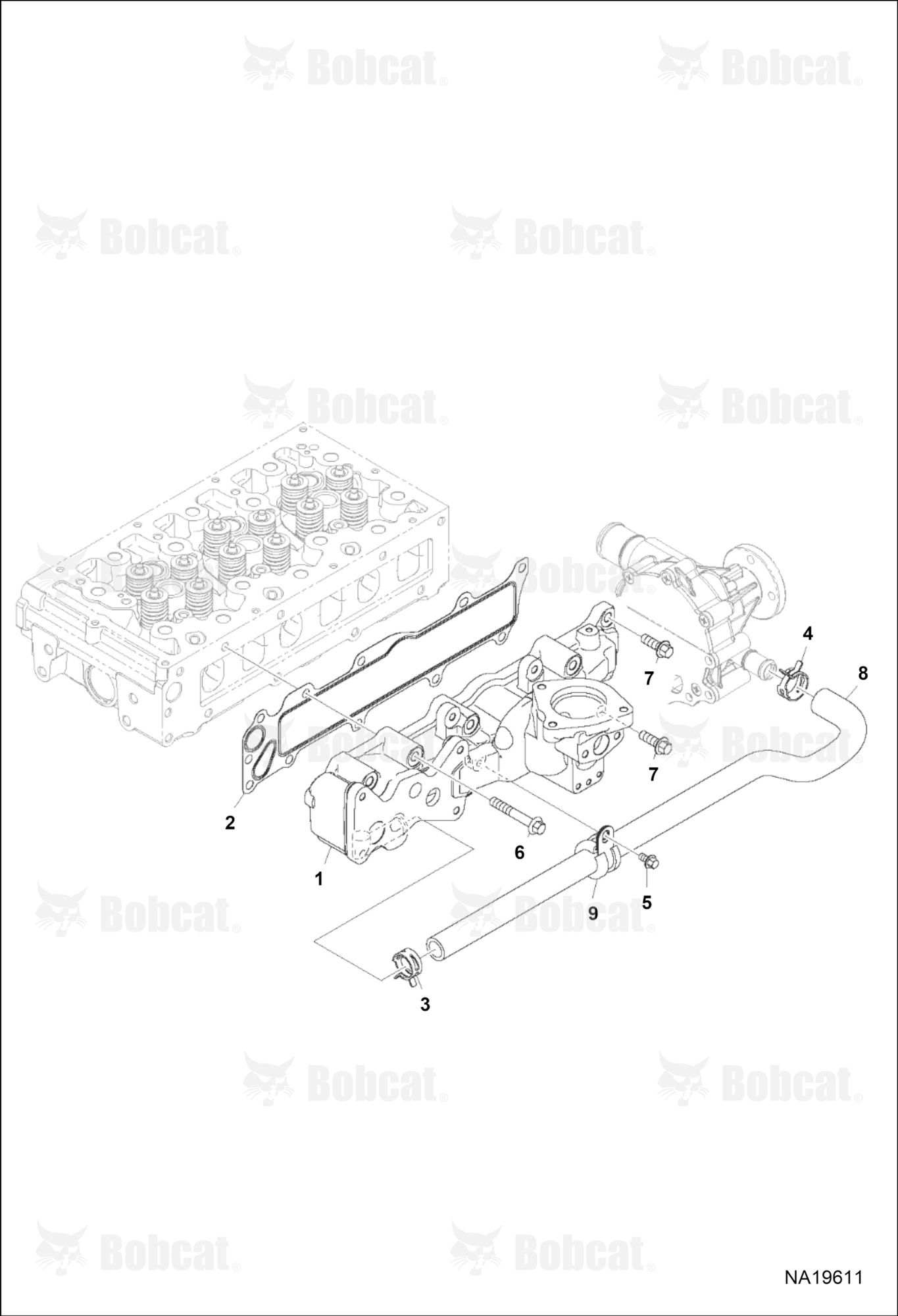 Intake Manifold (Engine 002887 & Above)