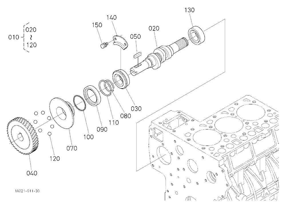 Fuel Camshaft [D1703-Ma-E2A/D1703-Ma-E2A-Hst]