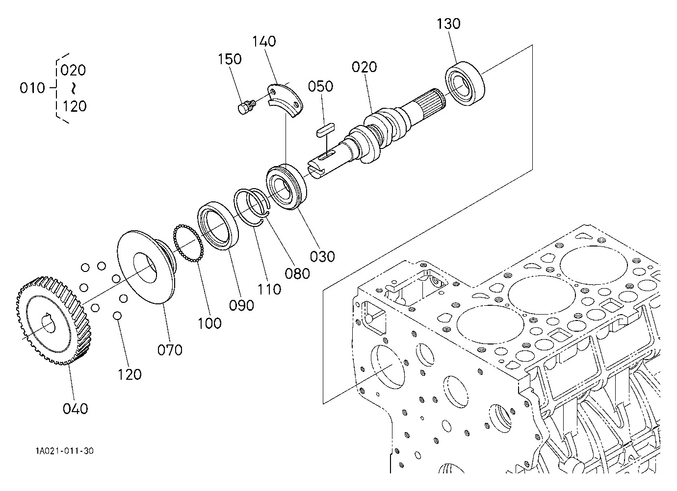 Fuel Camshaft [D1703-Ma-E2A/D1703-Ma-E2A-Hst]