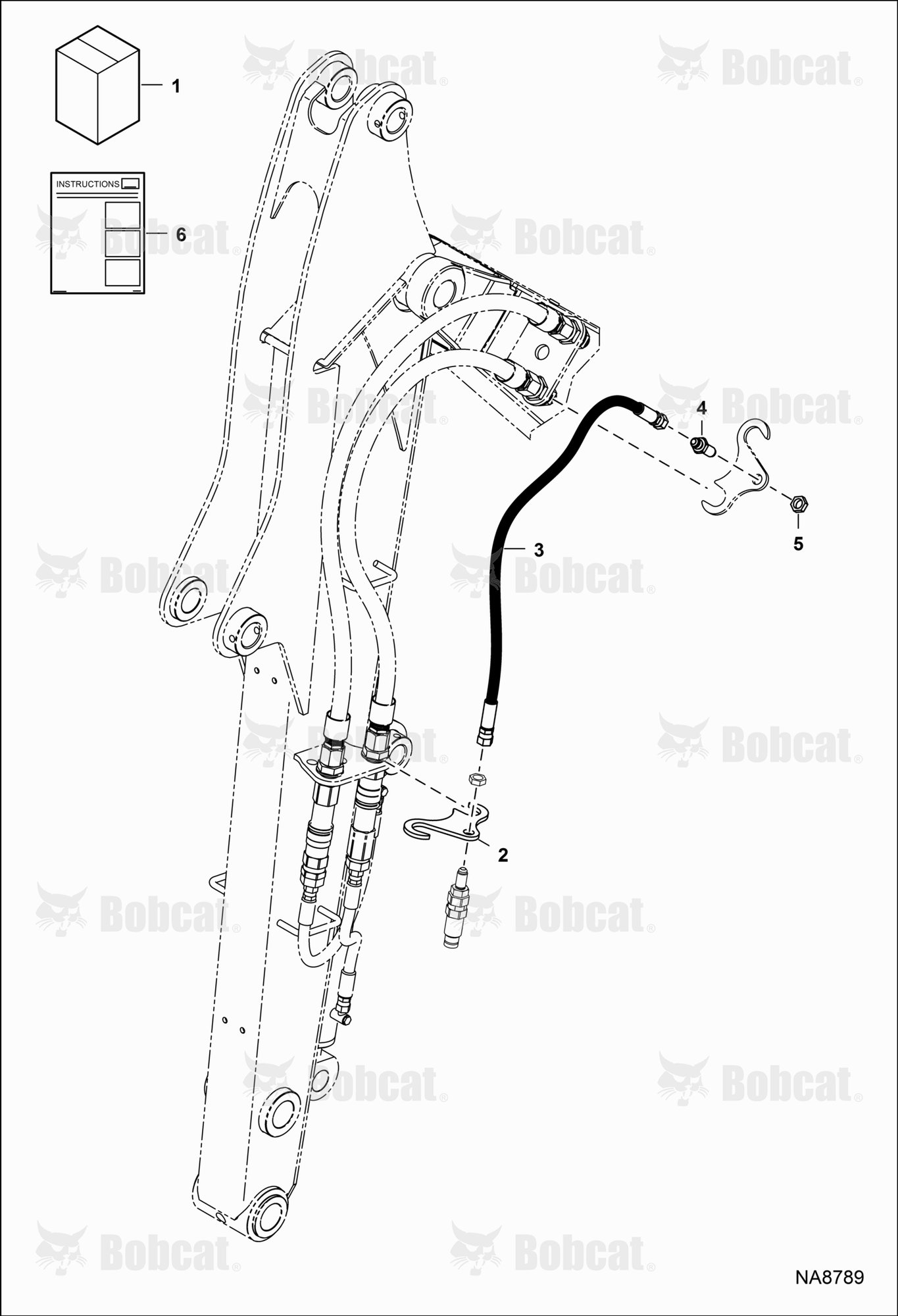 Case Drain Kit (Long Arm)