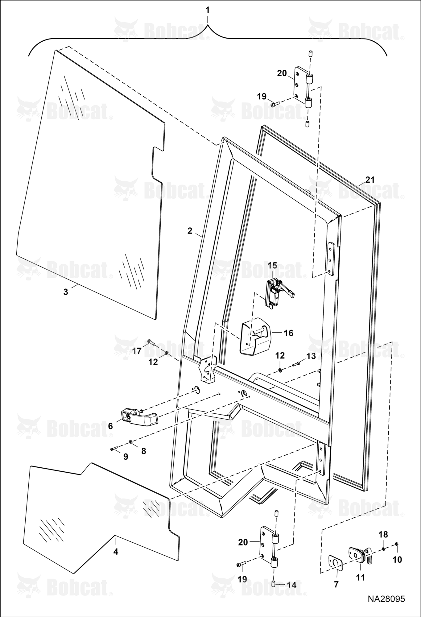 Operator CAB (LH Door Assembly)