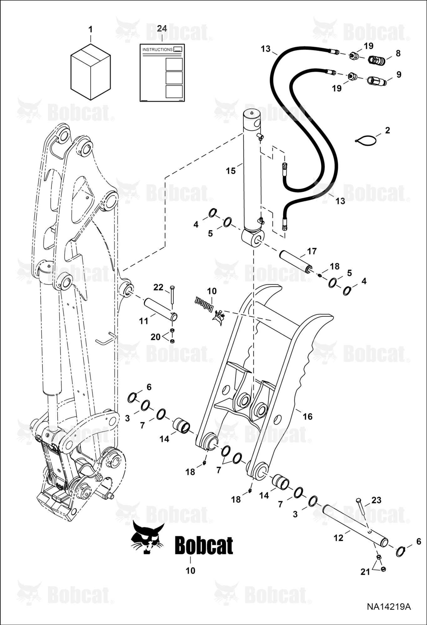 Clamp (Kit) (R2-Series) (W/ X-Change) (Class 4)  AJ5L00101 & Above