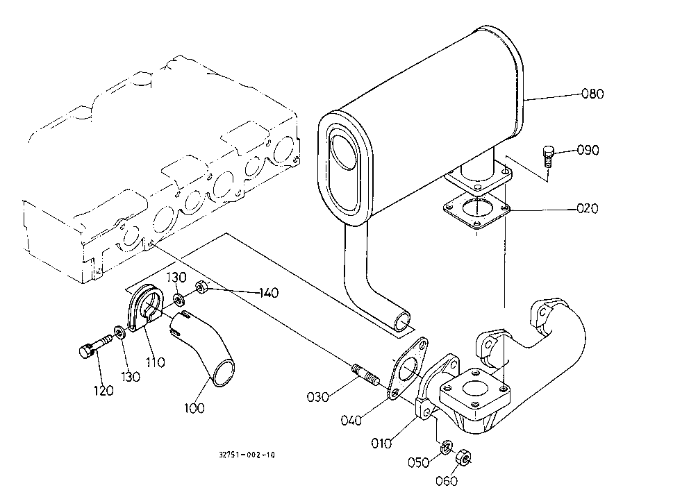 Exhaust Manifold And Muffler