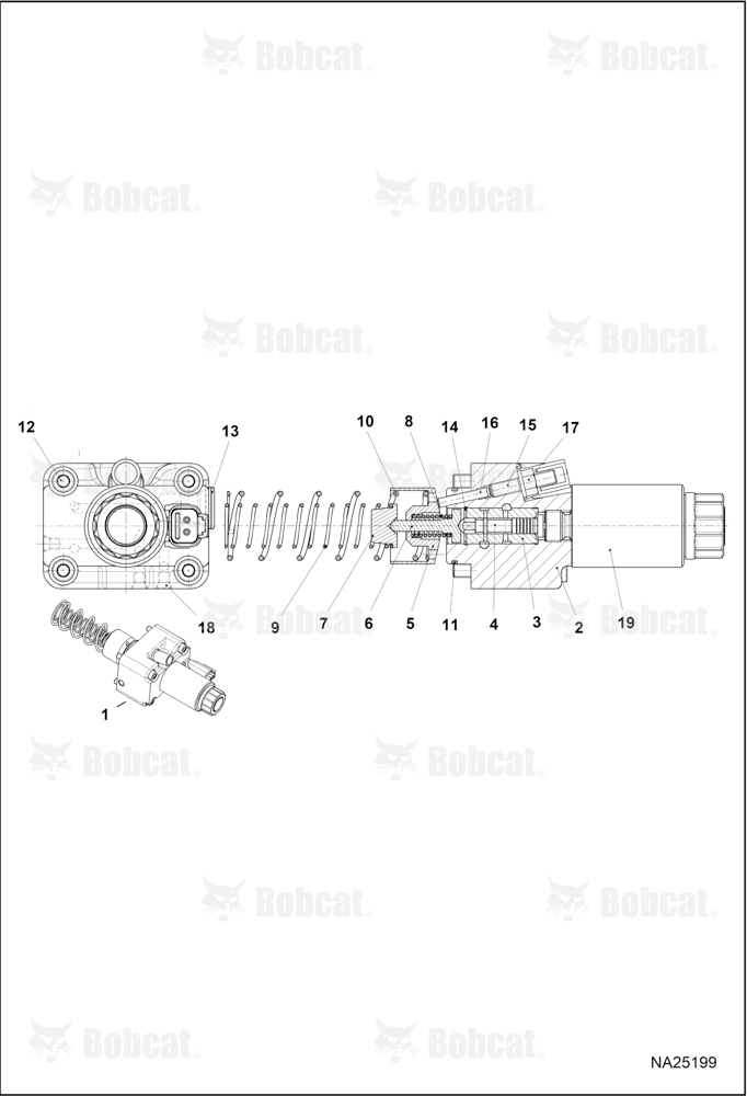 Hydrostatic Motor (Control)  B53D12001 & Above