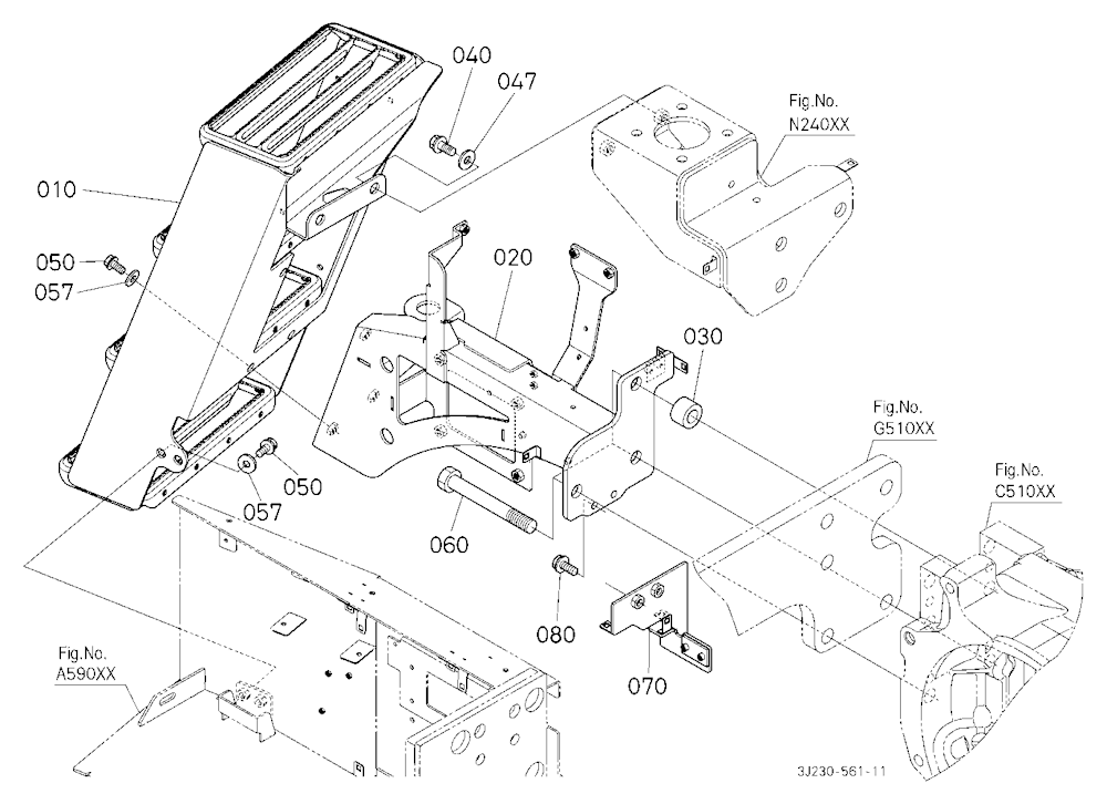 Step Rh [With Loader Equipment] [W/O Front Suspens