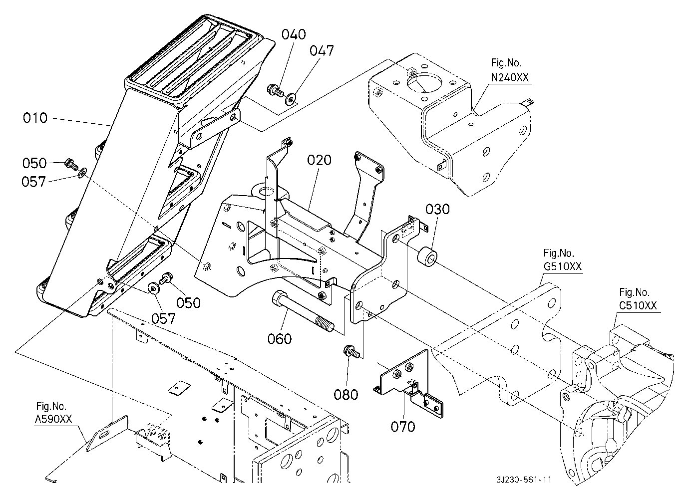 Step Rh [With Loader Equipment] [W/O Front Suspens