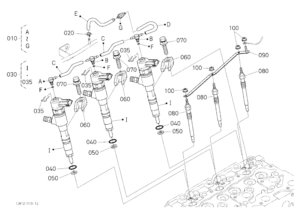 Injector And Glow Plug