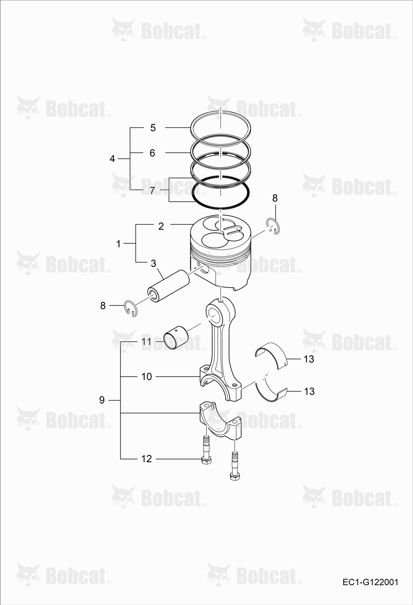 Piston Connecting Rod Group