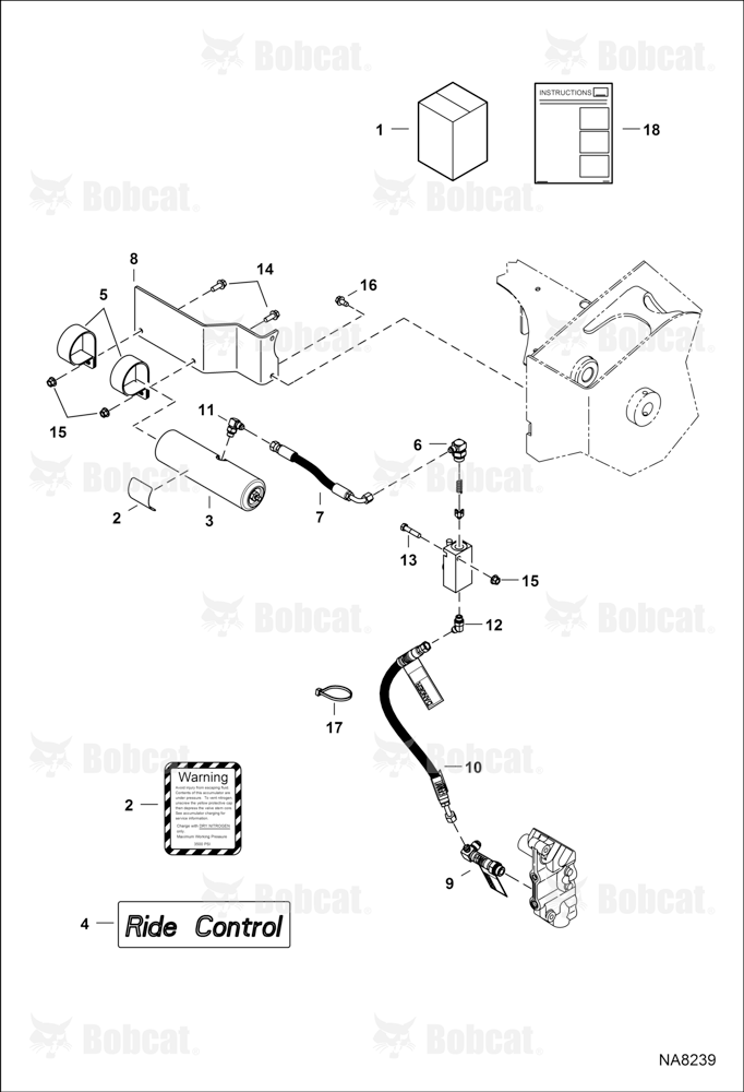 Ride Control Kit B42811001 - B42811121