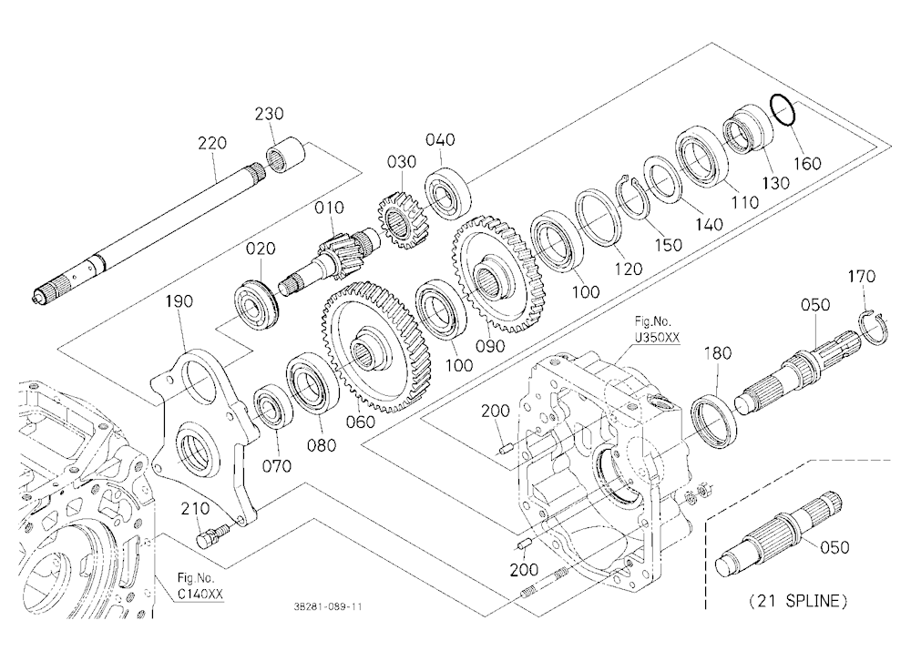Pto(540/1000) Conversion Kit (Gear) [Option]