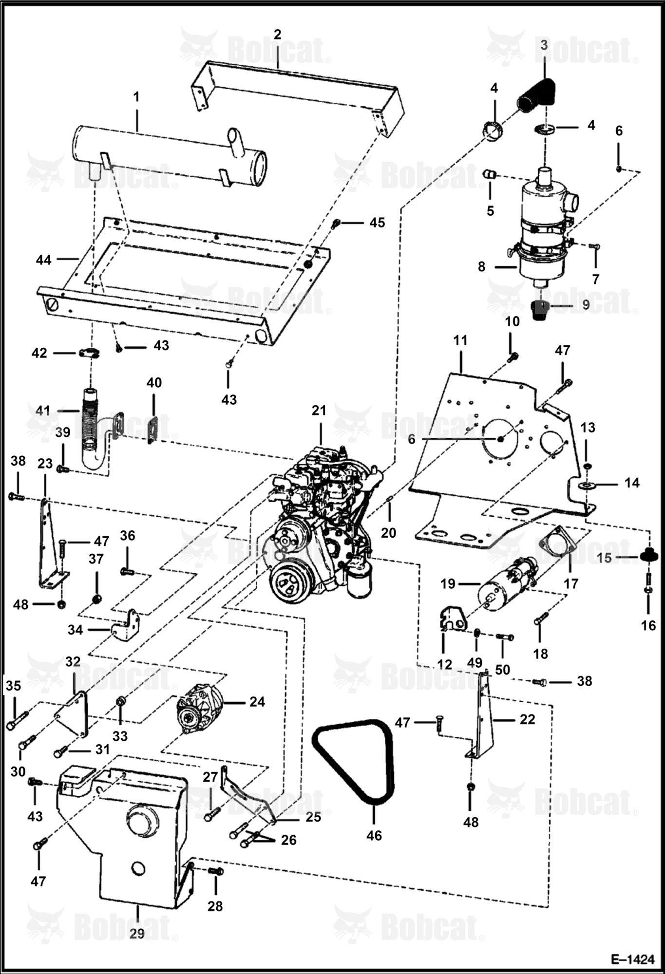 Engine & Attaching Parts  502613001 - 502616488