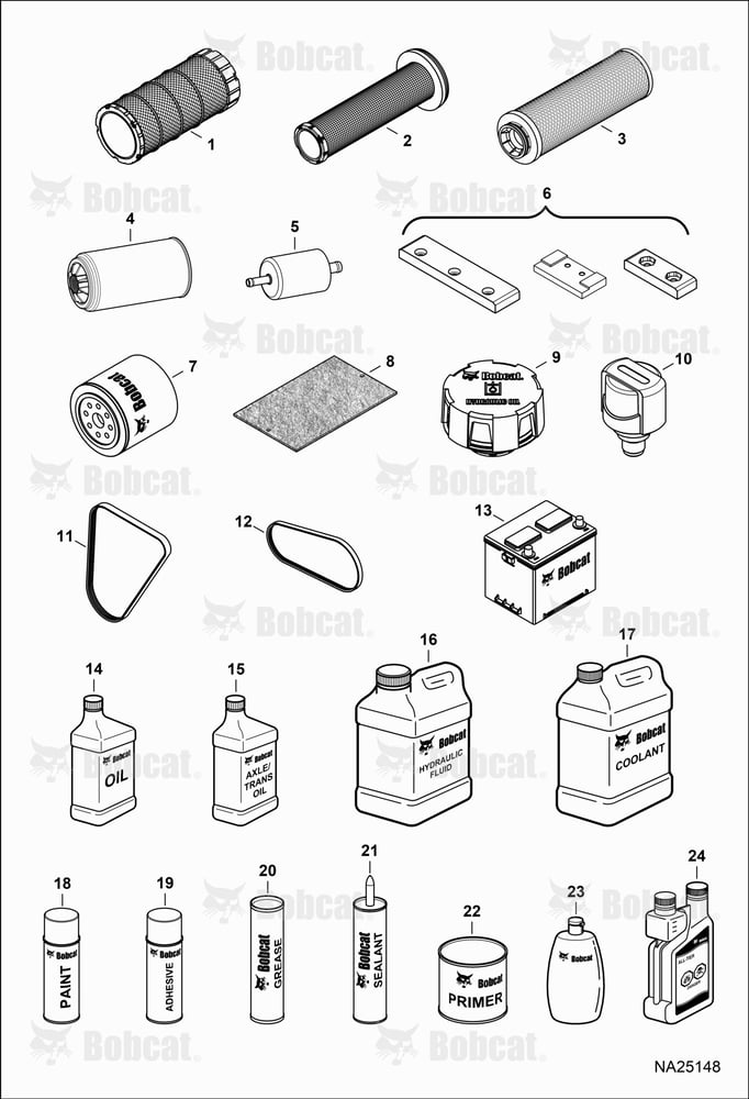 Maintenance Items (Service Parts)