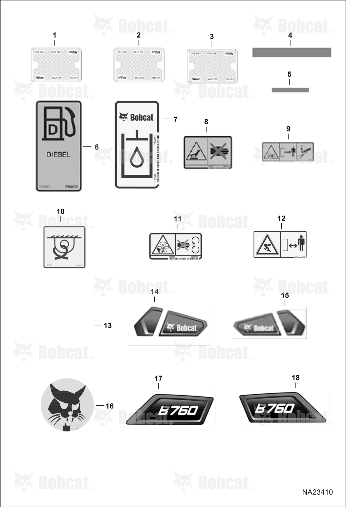 Decals (Outside) (Spanish)