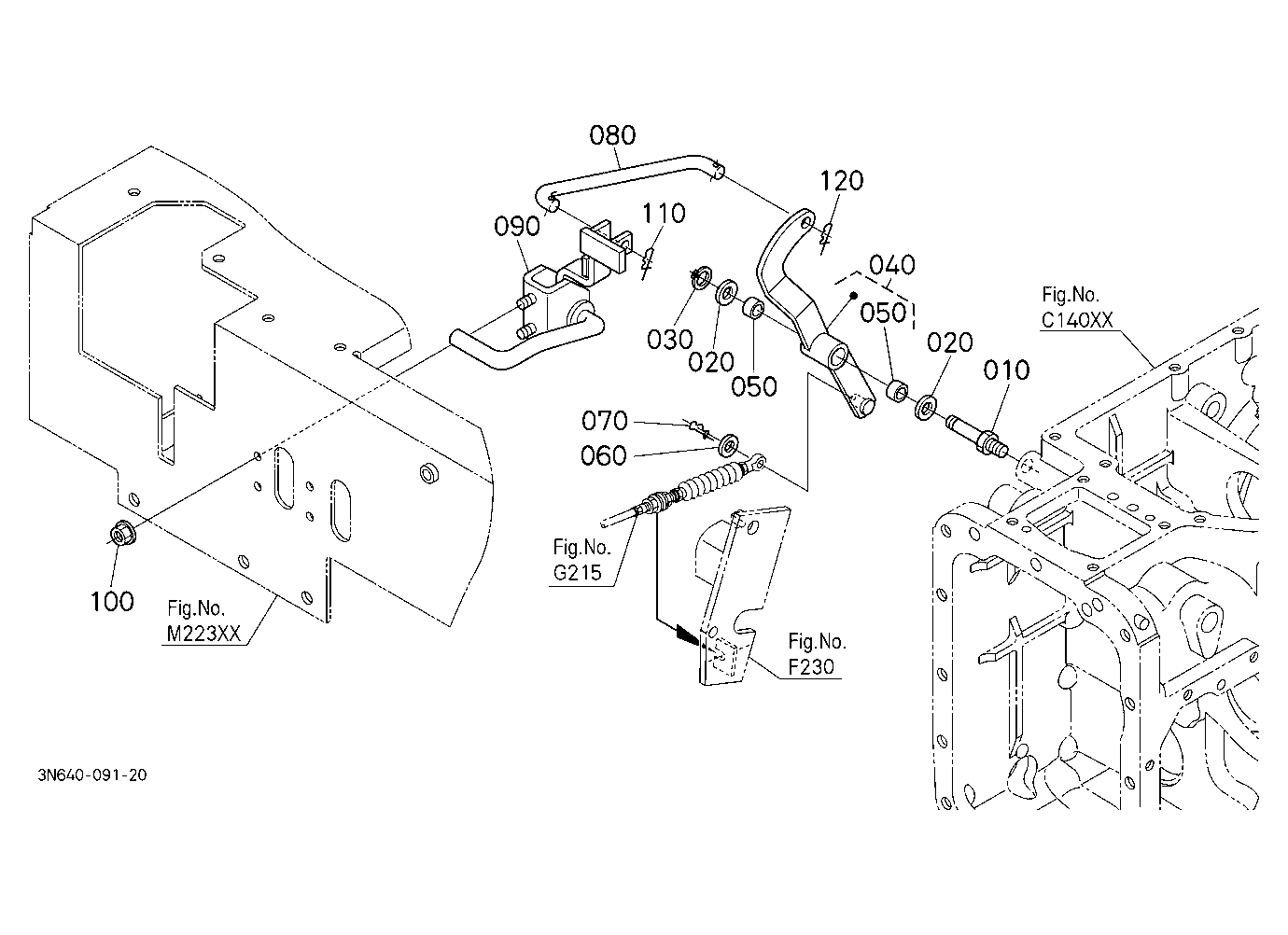 Front Differential Lock Pedal