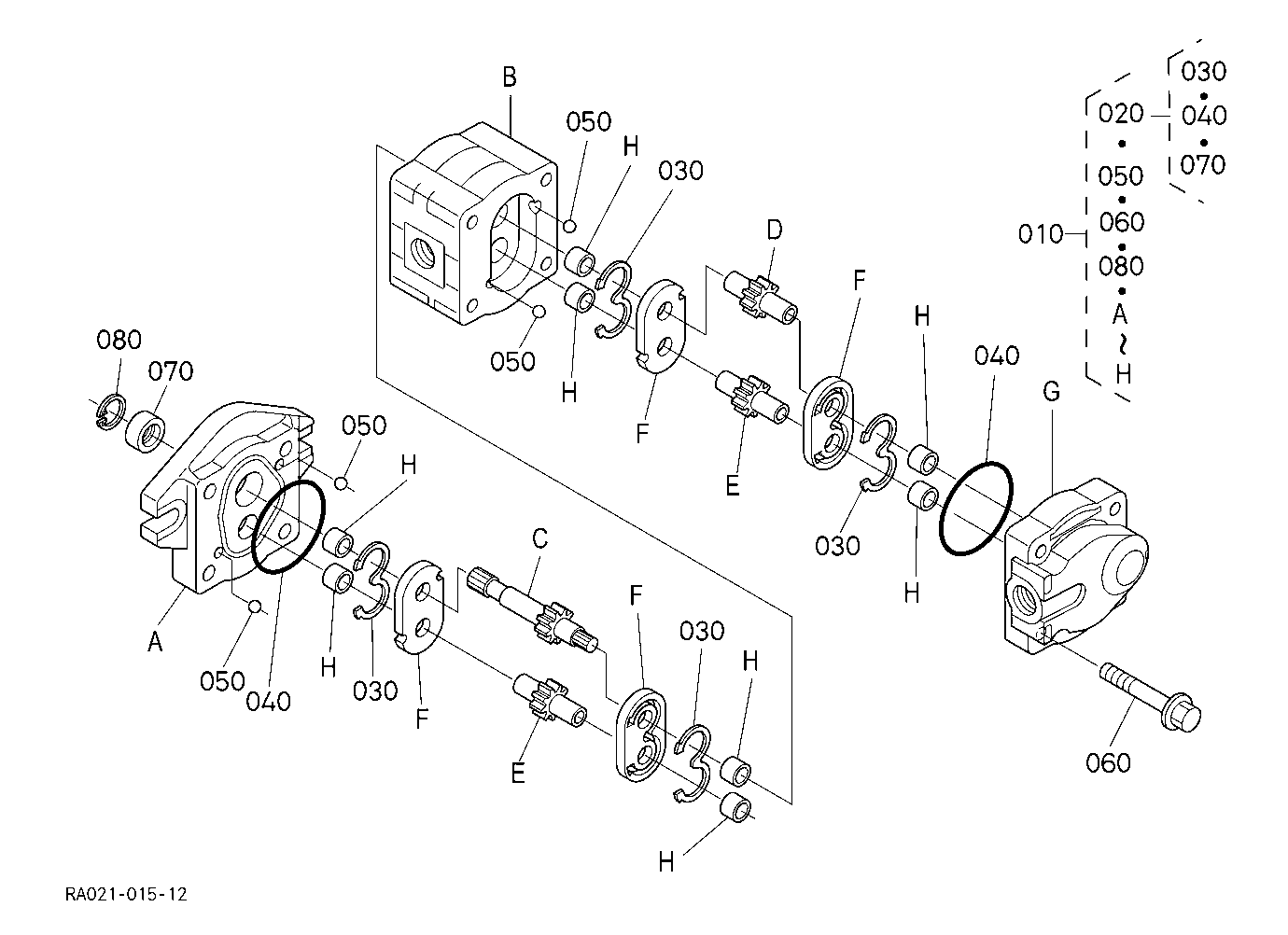 Gear Pump (Component Parts)