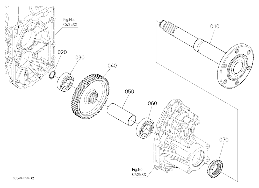 Rear Axle Lh