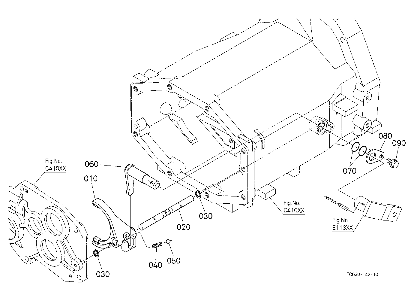 Shuttle Shift Fork
