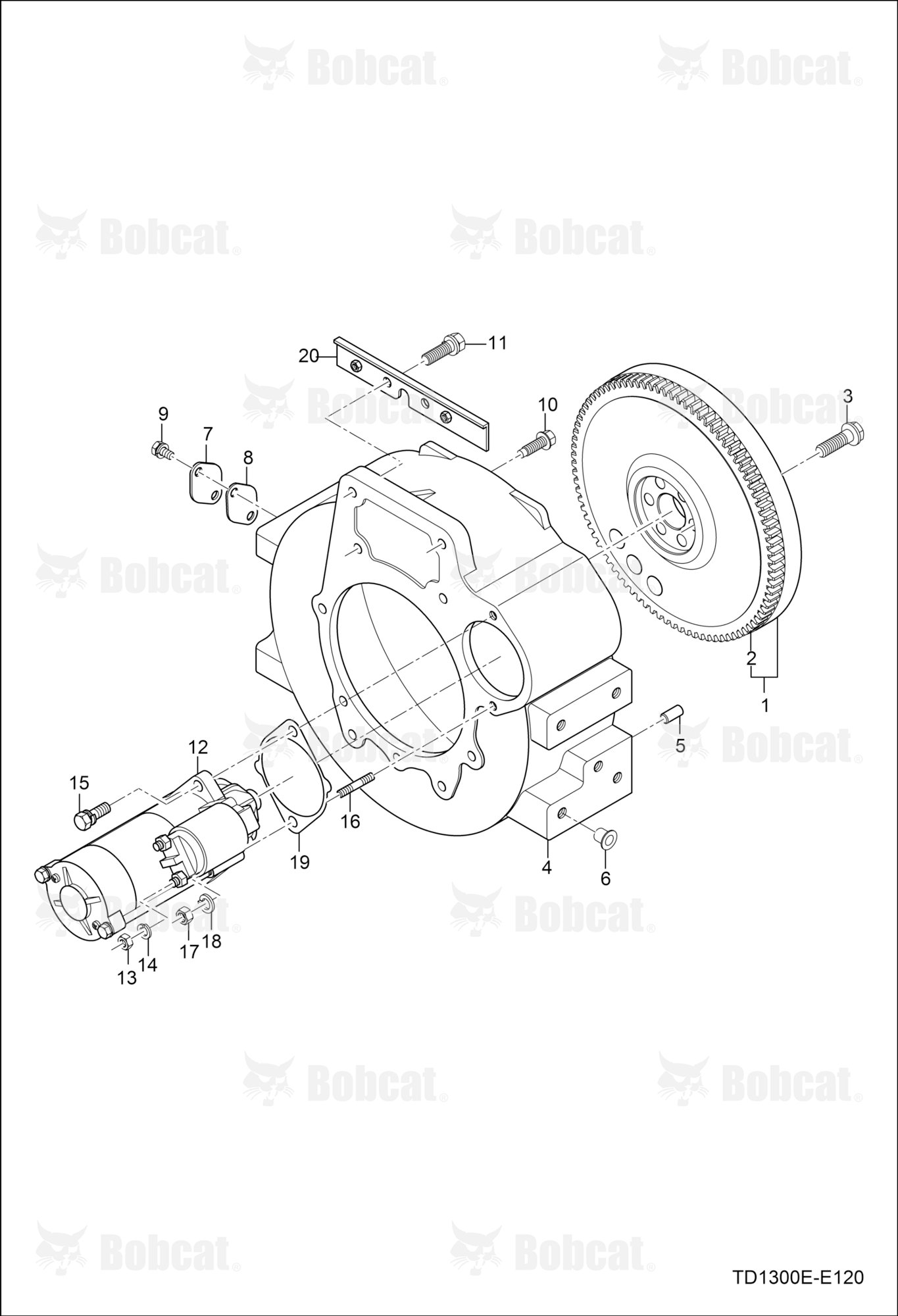 Flywheel Group  A59B11001 & Above