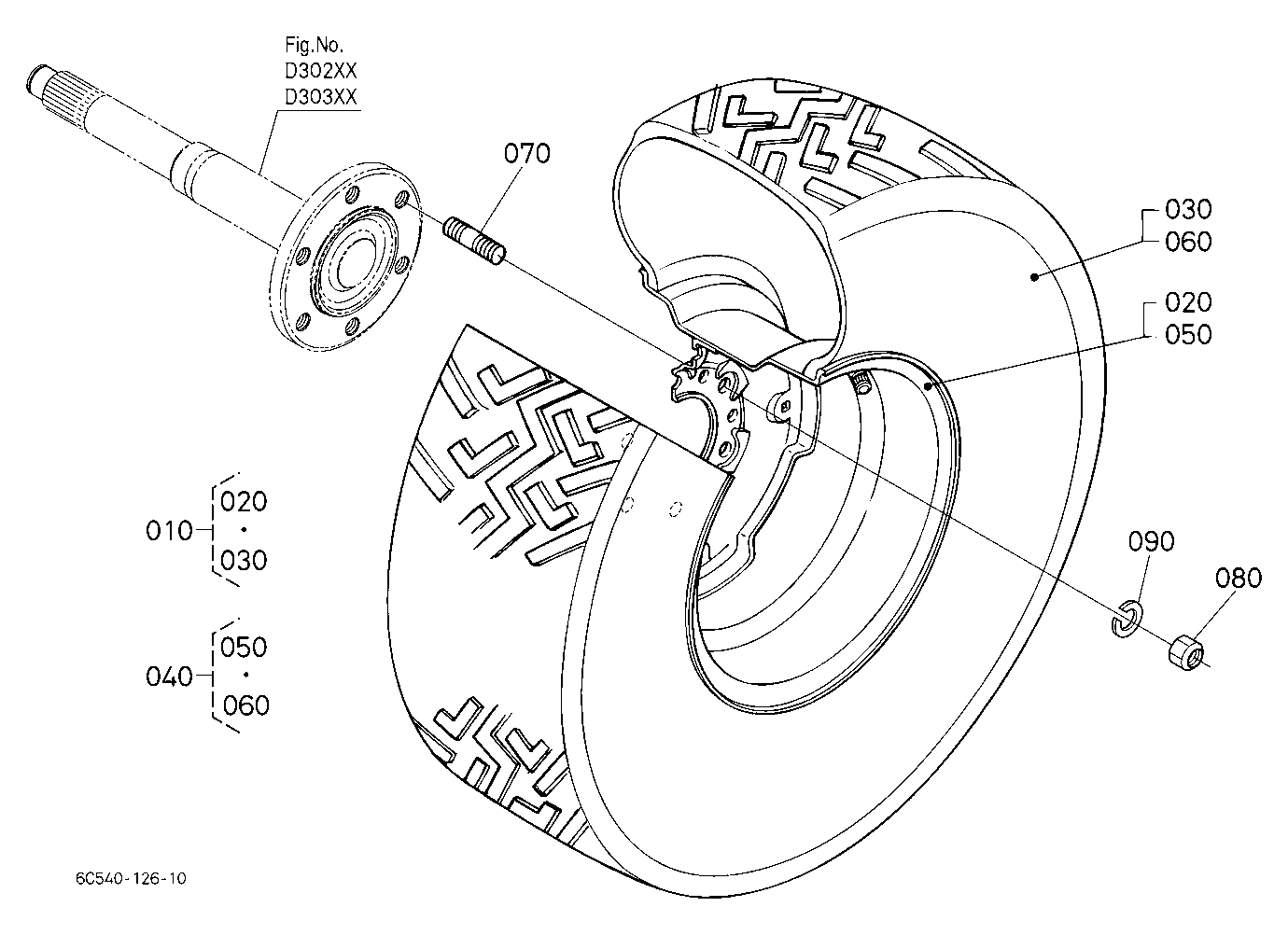 Rear Wheel (31*15.5-15)