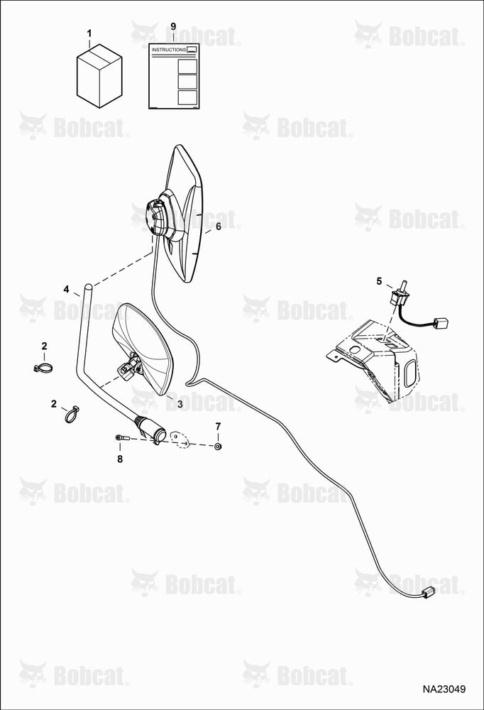 Double Electric Mirror Kit