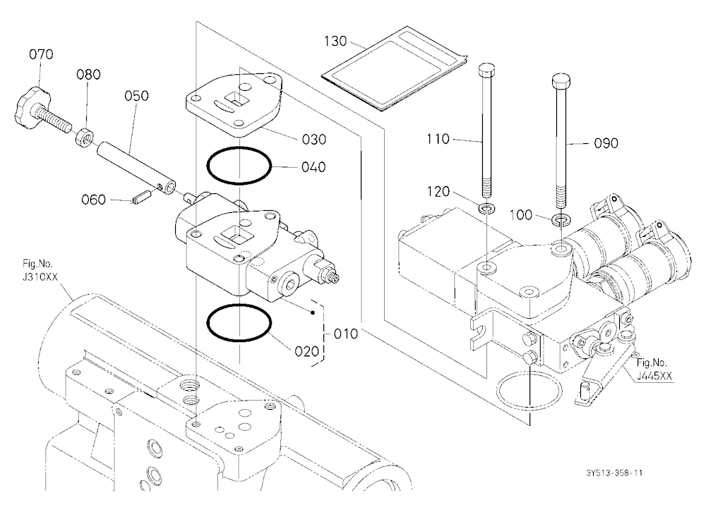 Auxiliary Control Valve Kit (Fc) (W/G No.M9585) [O