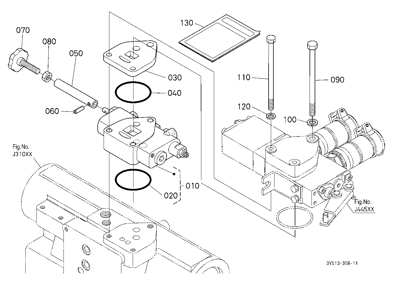 Auxiliary Control Valve Kit (Fc) (W/G No.M9585) [O