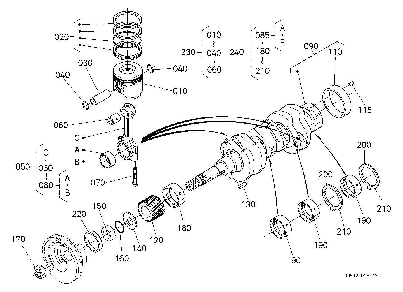 Piston And Crankshaft