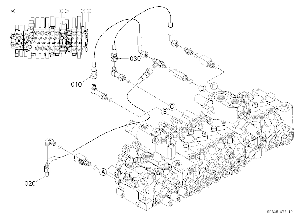 Oil Piping (Pilot Port)
