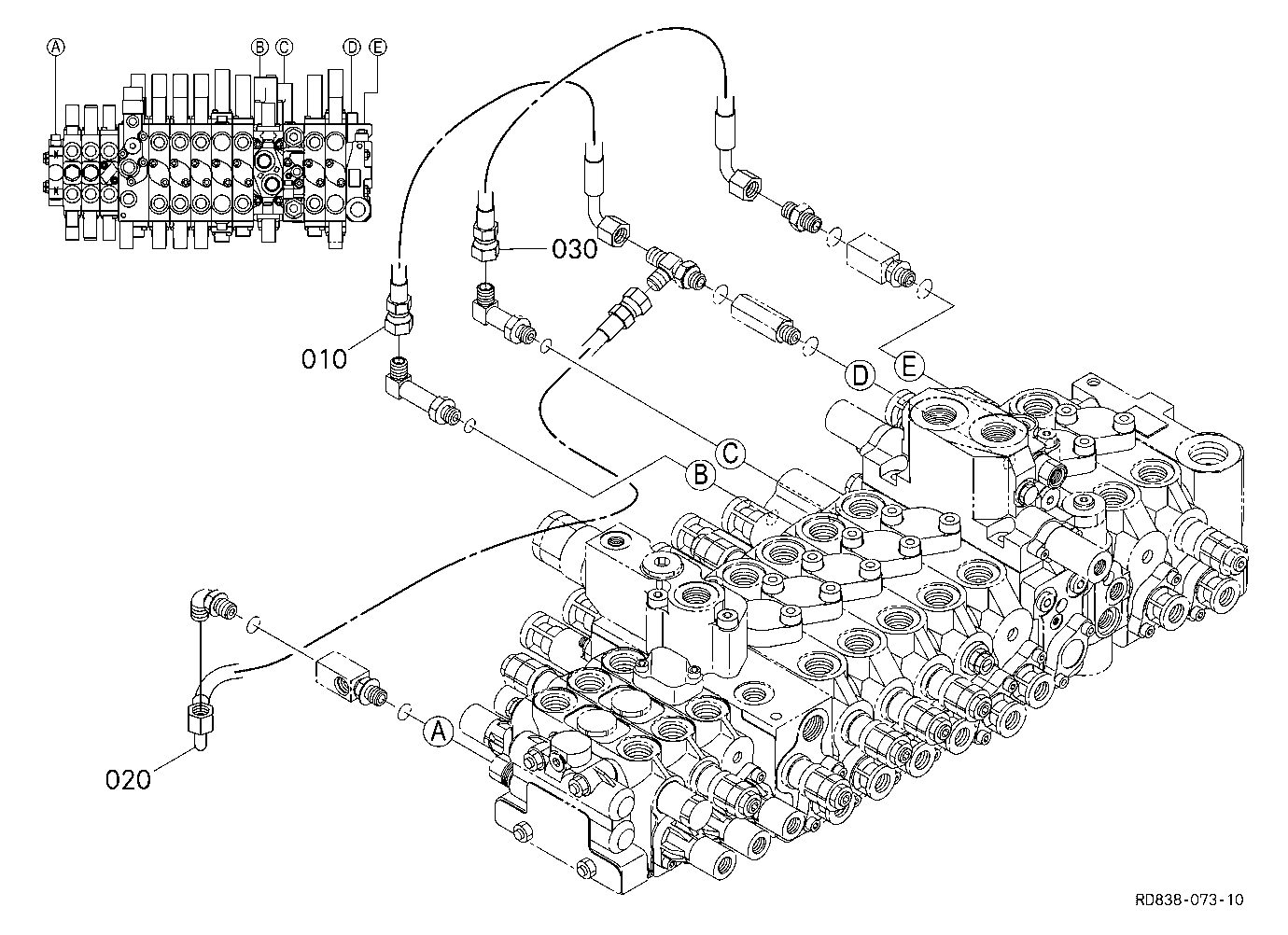 Oil Piping (Pilot Port)