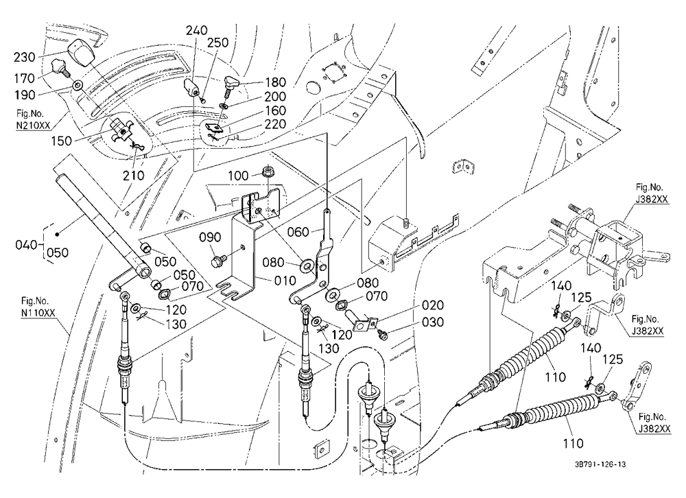 Draft And Position Control Lever