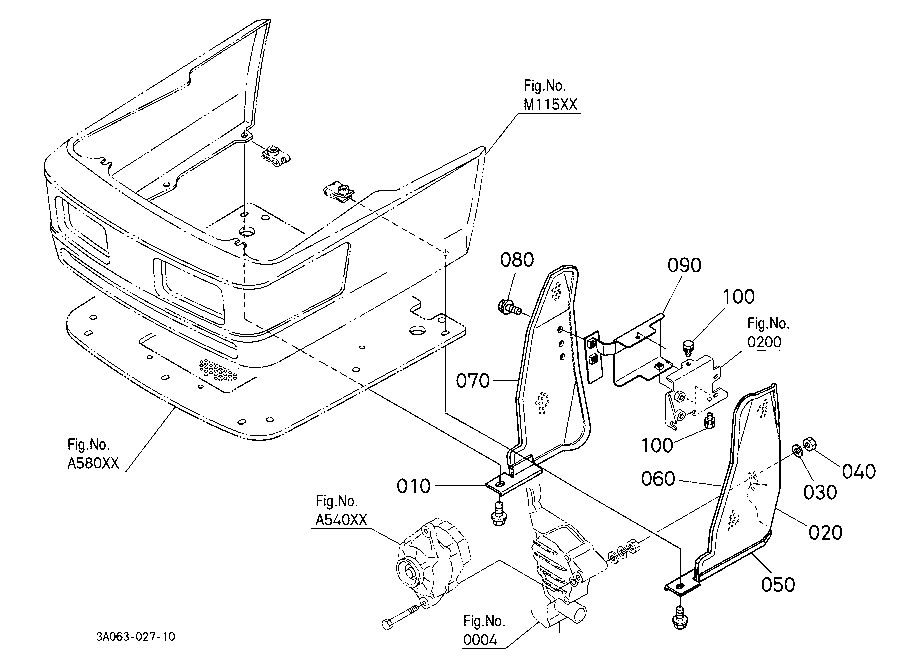 Hood(Bonnet) Side Cover [Rops Type]