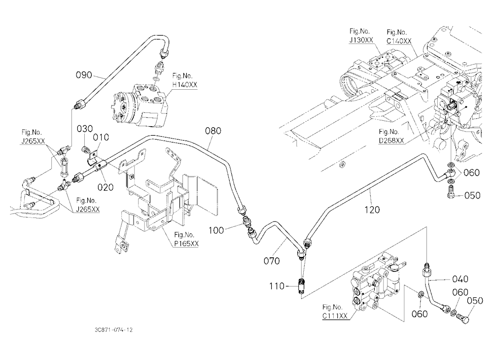 Hydraulic Oil Line (Shuttle/Pto)