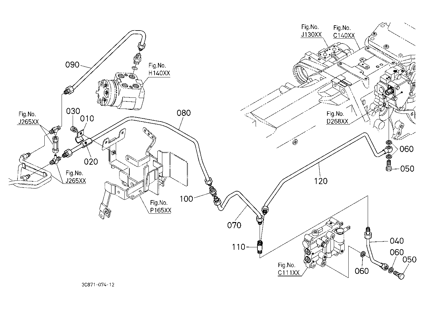 Hydraulic Oil Line (Shuttle/Pto)
